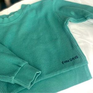 Fun days toddler boys green sweater from H&M